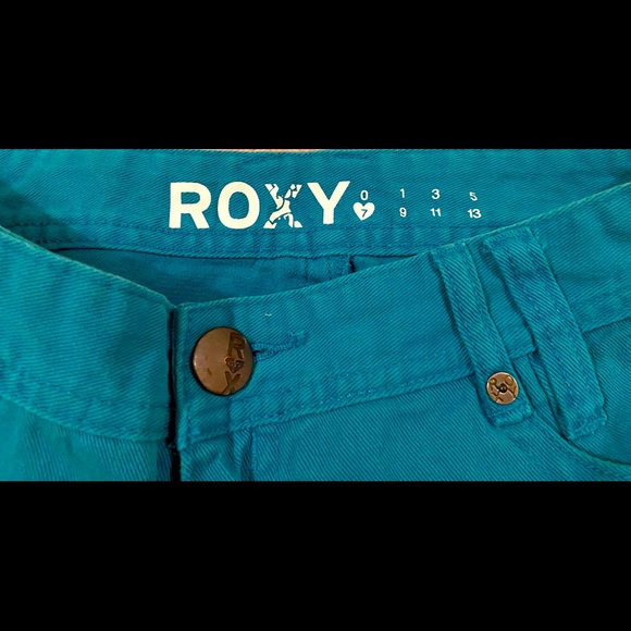 Roxy teal mini skirt size 7 - Picture 3 of 3